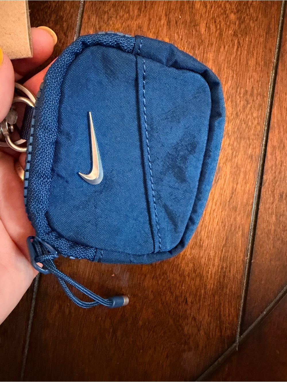 Nike Navy Blue Key Ring Pouch AirPod holder